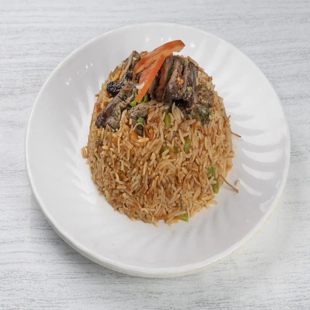 Rice with Liver on Saj